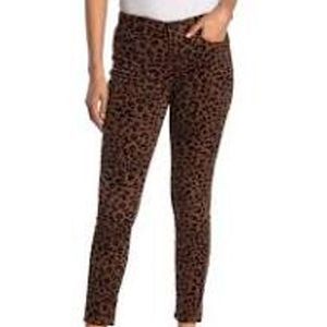 NWT BLANK NYC Corduroy Leopard Pants Size 32